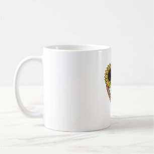 Liebe ist Liebe Sonnenblumen Herz Vintage Vektor S Kaffeetasse