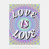 Liebe ist Liebe-Stolperring Acrylschild (Vorderseite)