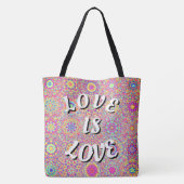 Liebe ist Liebe Stolz auf Tasche (Rückseite)