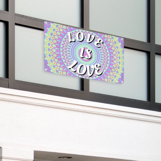 Liebe ist Liebe-Stolz Banner (Äußeres Gebäude)