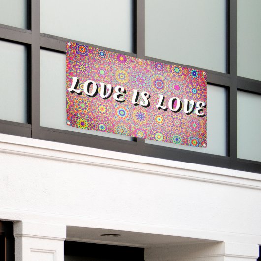 Liebe ist Liebe-Stolz Banner (Äußeres Gebäude)