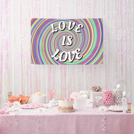Liebe ist Liebe-Stolz Banner (Party)