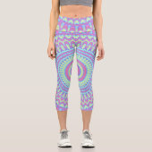 Liebe ist Liebe-Stolz Capri Leggings (Vorderseite)