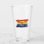 Liebe ist Liebe, Stolz Design Glas (Vorderseite)