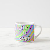 Liebe ist Liebe-Stolz Espressotasse (Rechts)