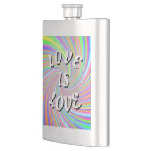 Liebe ist Liebe-Stolz Flachmann (Links)