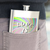 Liebe ist Liebe-Stolz Flachmann (Beispiel)