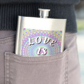 Liebe ist Liebe-Stolz Flachmann (Beispiel)