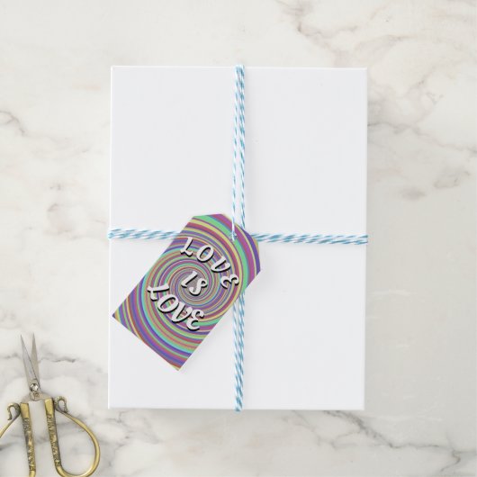 Liebe ist Liebe-Stolz Geschenkanhänger (Mit Garn)