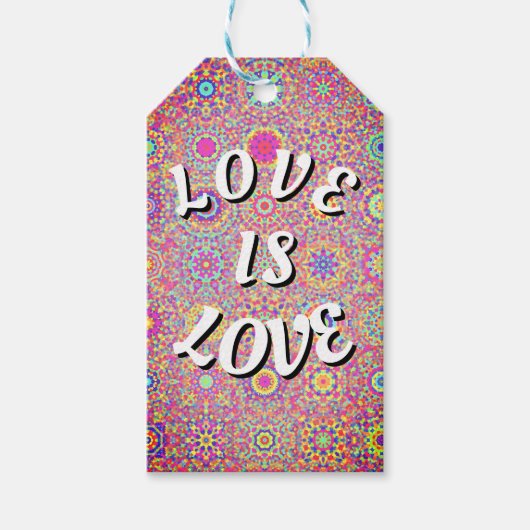 Liebe ist Liebe-Stolz Geschenkanhänger (Vorderseite)