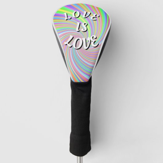Liebe ist Liebe-Stolz Golf Headcover (Vorderseite)