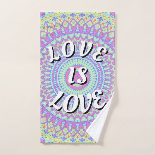 Liebe ist Liebe-Stolz Handtuch (Handtuch)