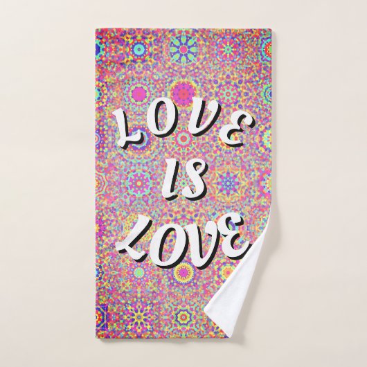 Liebe ist Liebe-Stolz Handtuch (Handtuch)