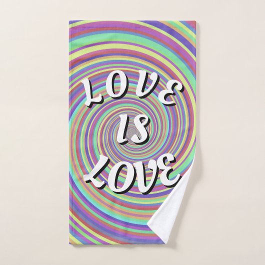 Liebe ist Liebe-Stolz Handtuch (Handtuch)