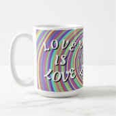 Liebe ist Liebe-Stolz Kaffeetasse (Links)