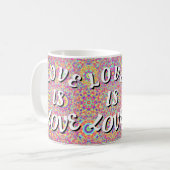 Liebe ist Liebe-Stolz Kaffeetasse (Vorderseite Links)