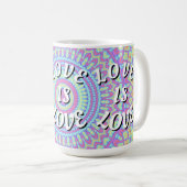 Liebe ist Liebe-Stolz Kaffeetasse (VorderseiteRechts)