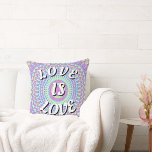 Liebe ist Liebe Stolz Kissen