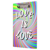 Liebe ist Liebe-Stolz Klemmbrett (Links)