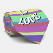 Liebe ist Liebe-Stolz Krawatte (Gerollt)