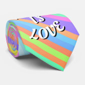 Liebe ist Liebe-Stolz Krawatte (Gerollt)