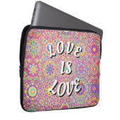 Liebe ist Liebe-Stolz Laptopschutzhülle (Vorne Rechts)