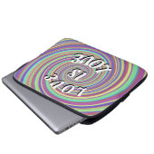 Liebe ist Liebe-Stolz Laptopschutzhülle (Vorne Knopf)