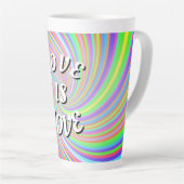 Liebe ist Liebe-Stolz Milchtasse (Rechte Ecke)