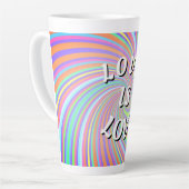 Liebe ist Liebe-Stolz Milchtasse (Linke Ecke)