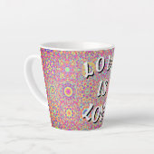 Liebe ist Liebe-Stolz Milchtasse (Linke Ecke)