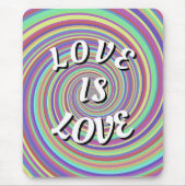 Liebe ist Liebe-Stolz Mousepad (Vorne)