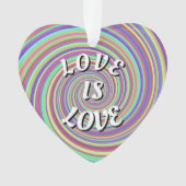 Liebe ist Liebe-Stolz Ornament (Vorderseite)