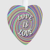 Liebe ist Liebe-Stolz Ornament (Vorderseite)