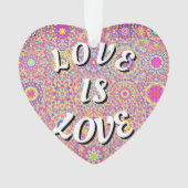 Liebe ist Liebe-Stolz Ornament (Vorderseite)