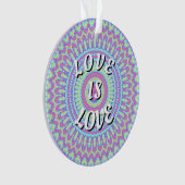 Liebe ist Liebe-Stolz Ornament (Vorderseite)