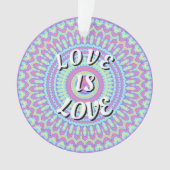 Liebe ist Liebe-Stolz Ornament (Vorderseite)