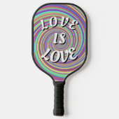 Liebe ist Liebe-Stolz Pickleball Schläger (Rückseite)