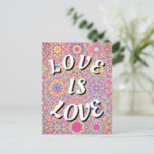 Liebe ist Liebe-Stolz Postkarte (Stehend Vorderseite)