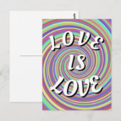 Liebe ist Liebe-Stolz Postkarte (Vorne/Hinten)