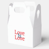 Liebe ist Liebe Stolz rot Juni LGBTQ Einfachtext Geschenkschachtel (Geöffnet)