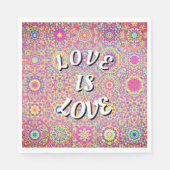 Liebe ist Liebe-Stolz Serviette (Vorderseite)