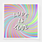 Liebe ist Liebe-Stolz Serviette (Vorderseite)
