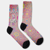 Liebe ist Liebe-Stolz Socken (Rechts)
