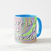Liebe ist Liebe-Stolz Tasse (VorderseiteRechts)