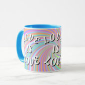 Liebe ist Liebe-Stolz Tasse (Vorderseite Links)