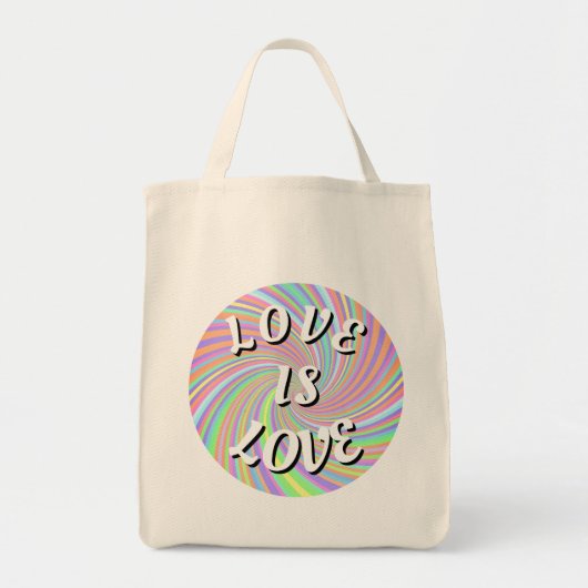 Liebe ist Liebe-Stolz Tragetasche (Vorne)