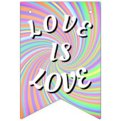 Liebe ist Liebe-Stolz Wimpelkette (Dritte Fahne)