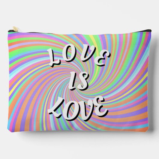 Liebe ist Liebe-Stolz Zubehörtasche (Vorderseite)