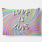 Liebe ist Liebe-Stolz Zubehörtasche (Rückseite)