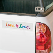 Liebe ist Liebe Stoßfänger Autoaufkleber (Auf Lkw)
